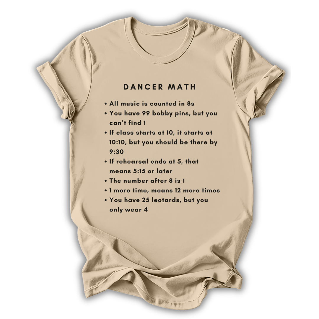 Dancer Math T-Shirt
