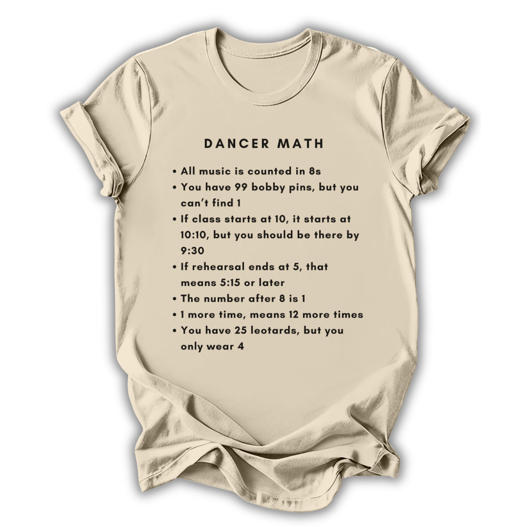 Dancer Math T-Shirt