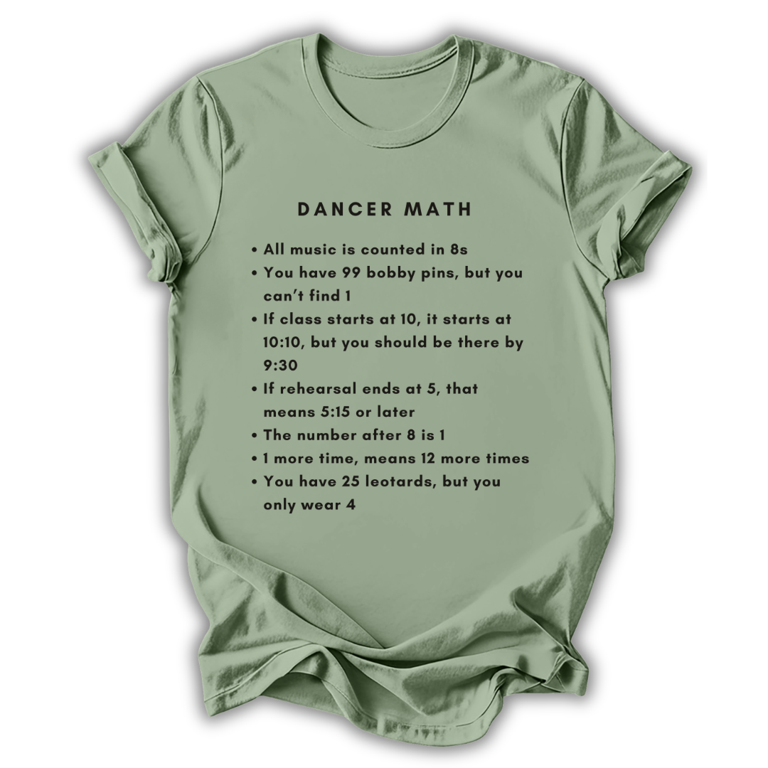 Dancer Math T-Shirt
