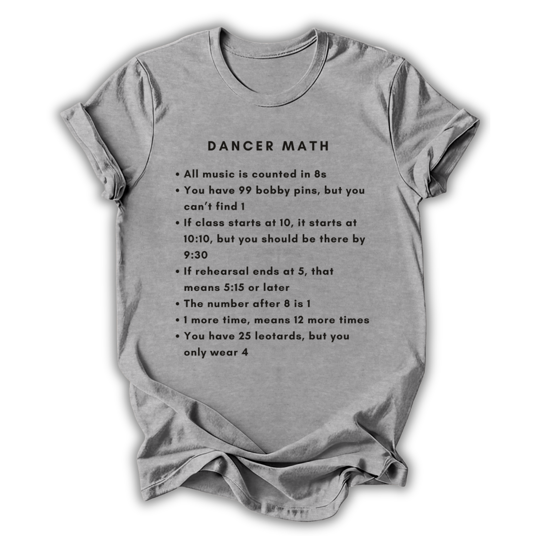 Dancer Math T-Shirt