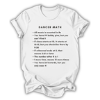 Dancer Math Kids T-Shirt
