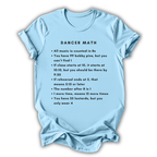 Dancer Math Kids T-Shirt
