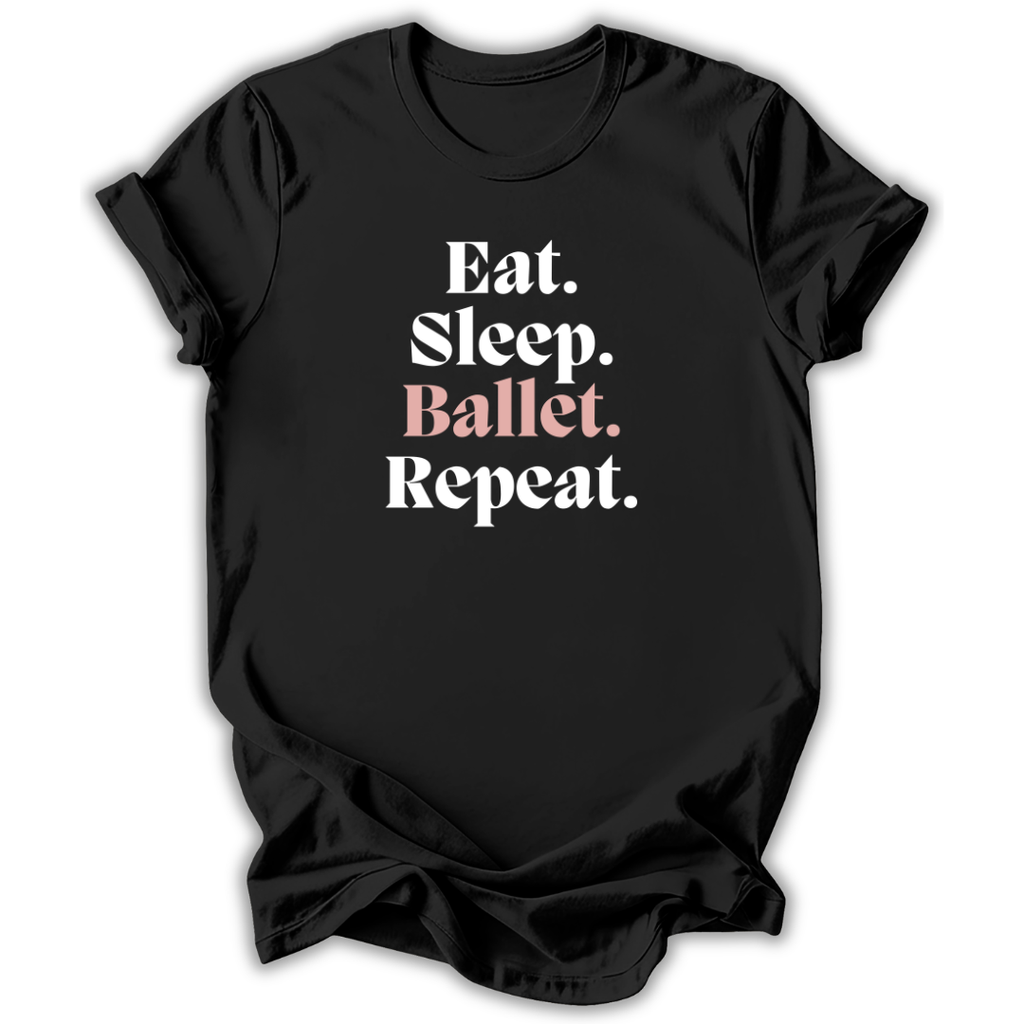 Eat Sleep Ballet Repeat Kids T-Shirt