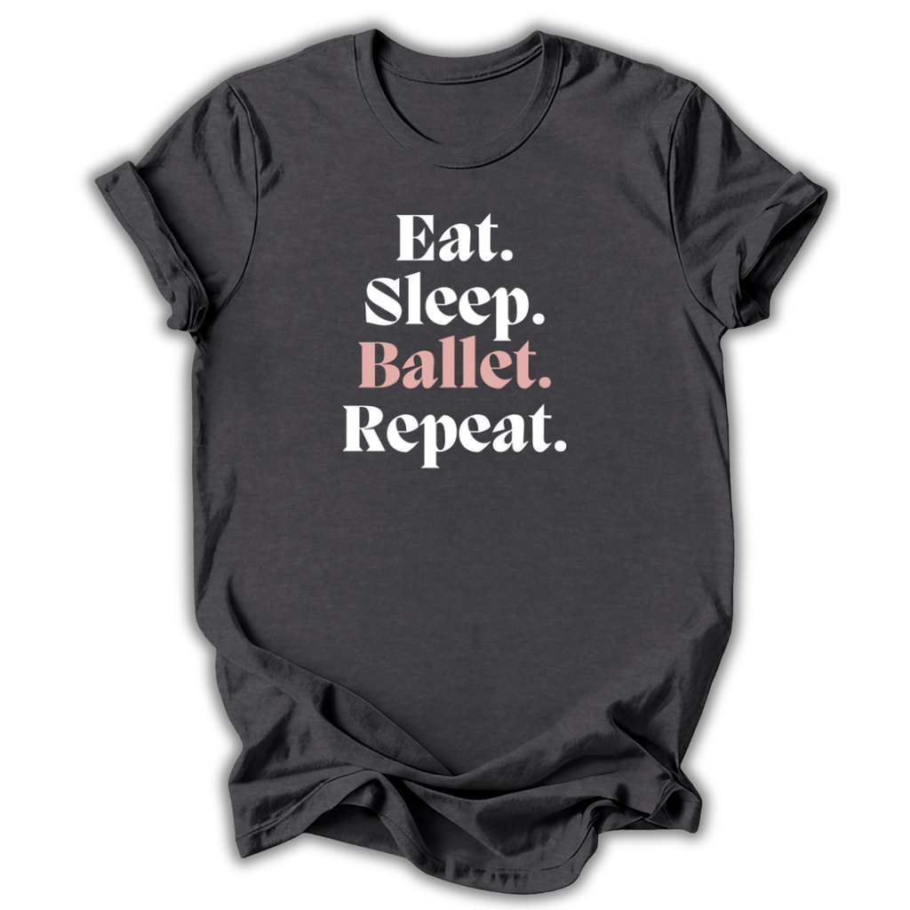 Eat Sleep Ballet Repeat Kids T-Shirt