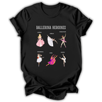 Ballerina Heroines Kids T-Shirt