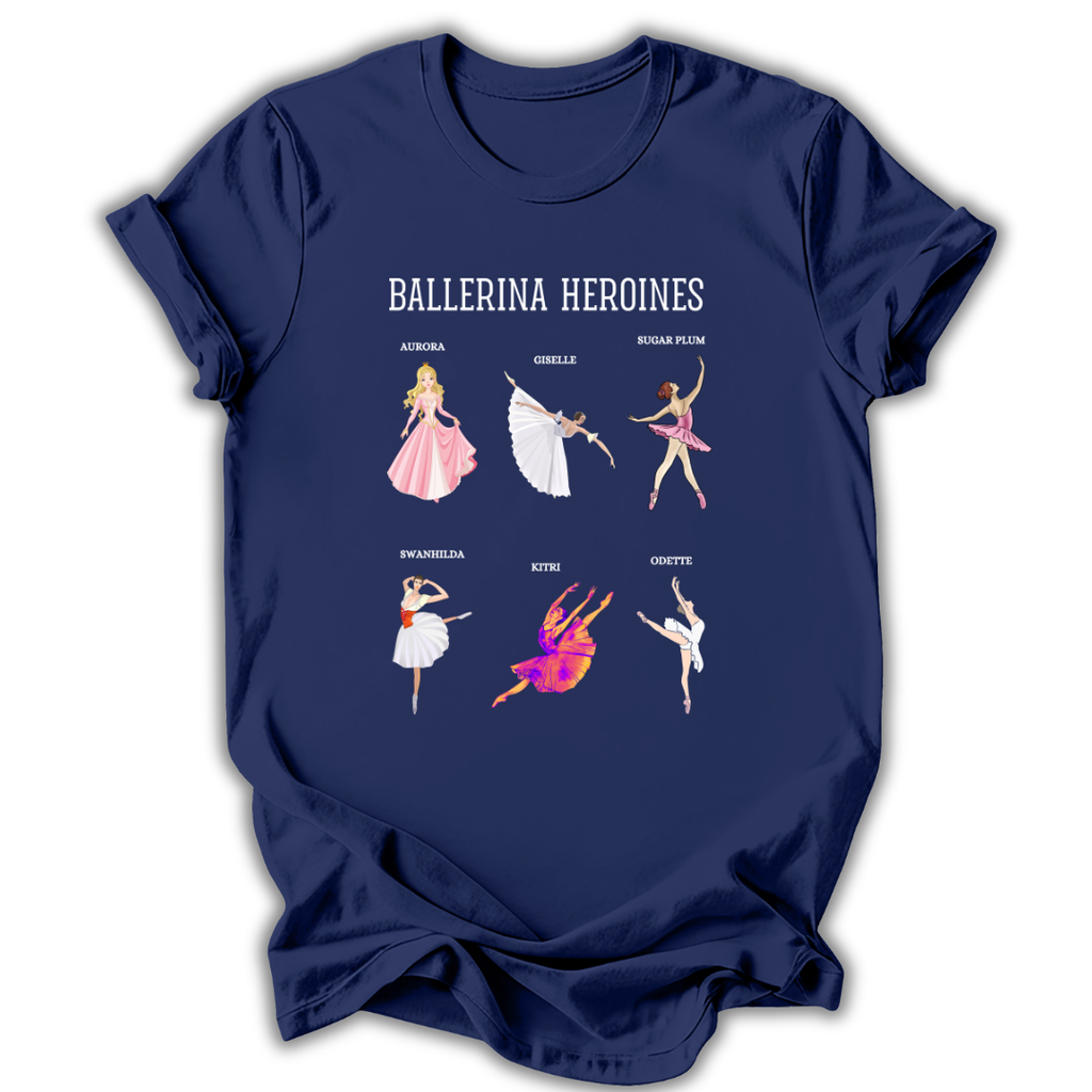 Ballerina Heroines Kids T-Shirt