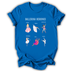 Ballerina Heroines Kids T-Shirt