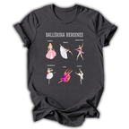 Ballerina Heroines Kids T-Shirt
