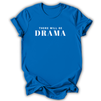 Blue t-shirt with 'DIRECTOR' printed on it against a white background
