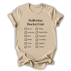 Ballerina Bucket List T-Shirt
