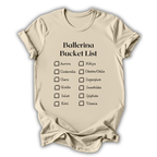 Ballerina Bucket List T-Shirt