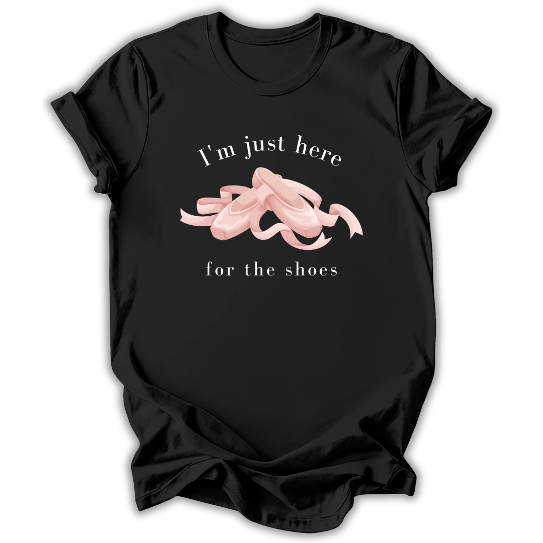 Just Here for the Shoes Kids T-Shirt