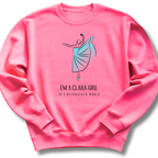 I’m a Clara Girl Kids Sweatshirt