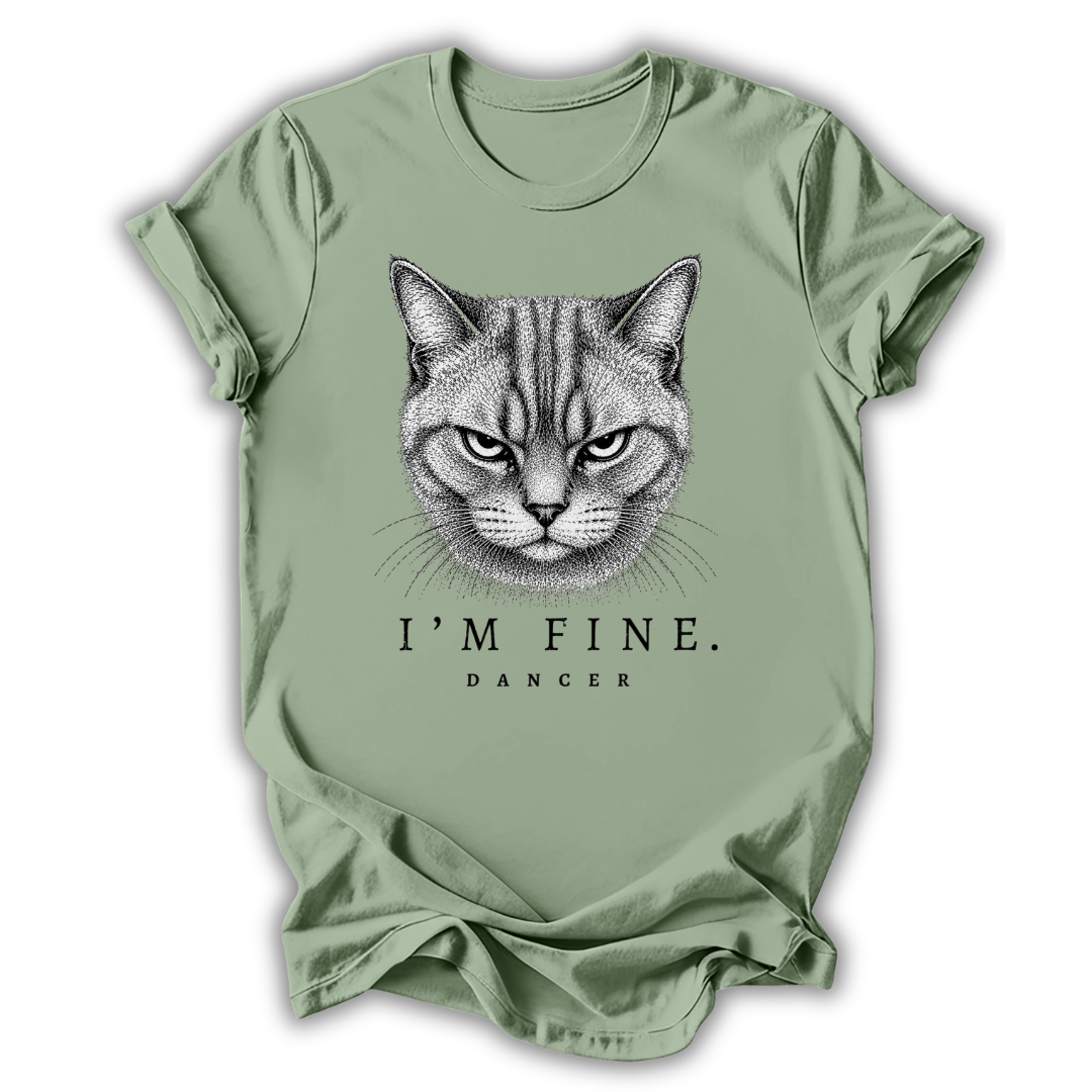 Cat I’m Fine T-Shirt