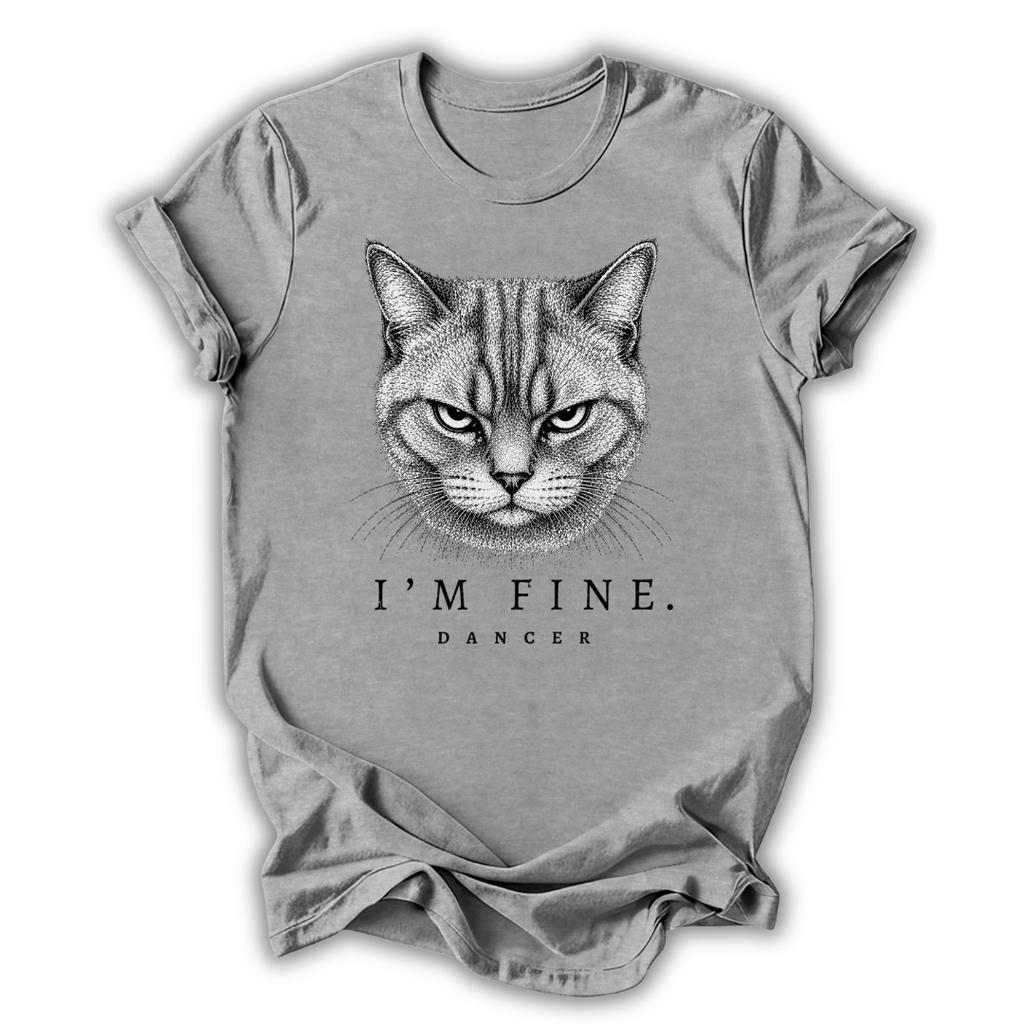 Cat I’m Fine T-Shirt