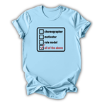 Dance Teacher Checklist T‑Shirt
