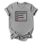 Dance Teacher Checklist T‑Shirt