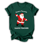 Santa's Favorite Dance Teacher T-Shirt