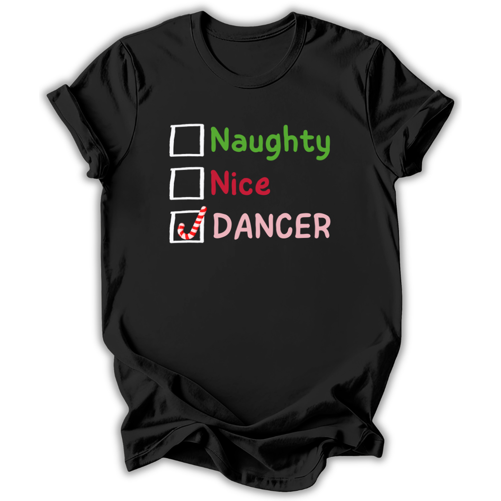 Naughty Nice Dancer Kids T-Shirt