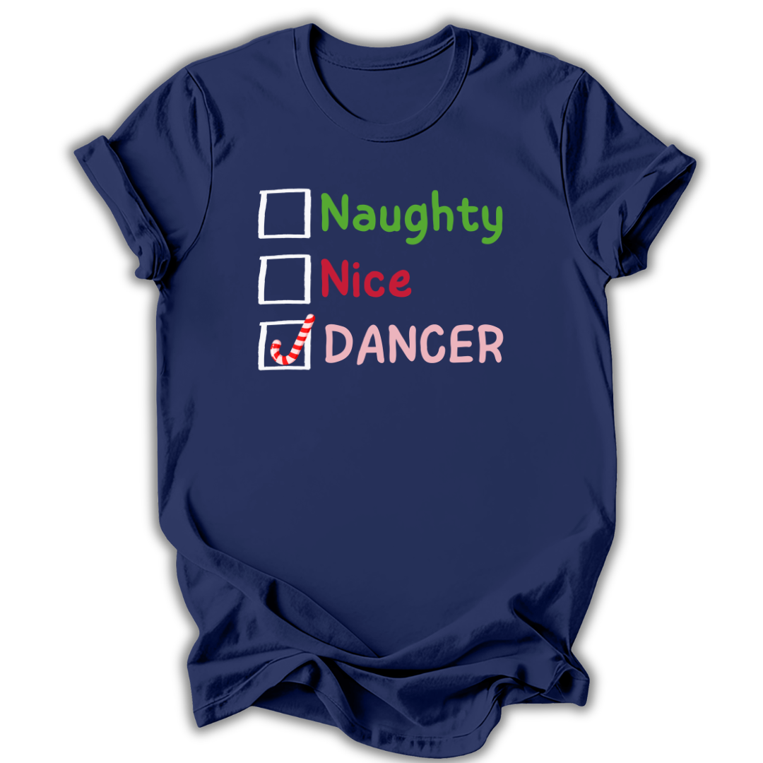 Naughty Nice Dancer Kids T-Shirt