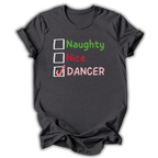 Naughty Nice Dancer Kids T-Shirt