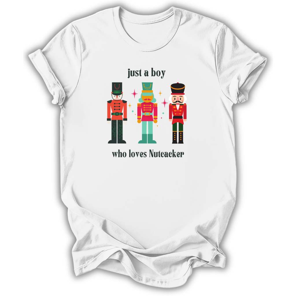 Boy who Loves Nutcracker Kids T-Shirt