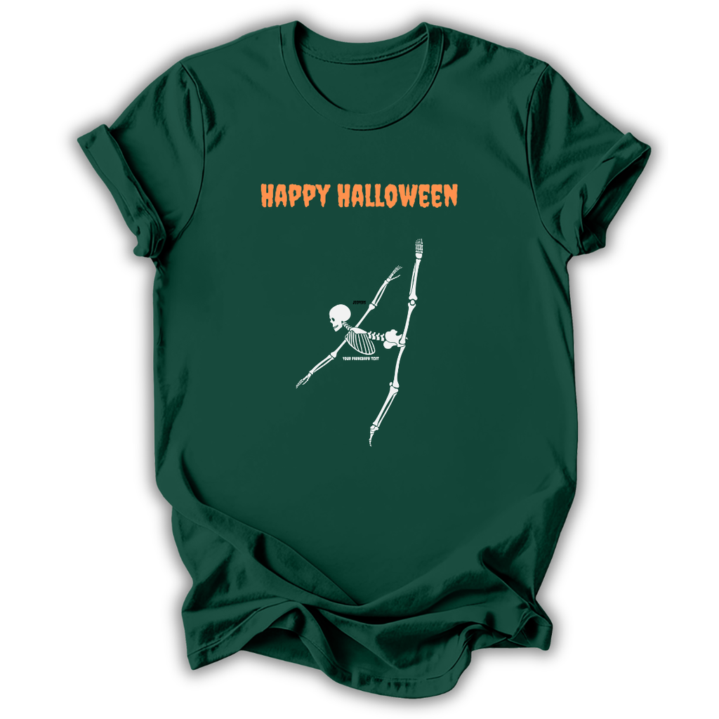 Happy Halloween Skeleton T‑Shirt
