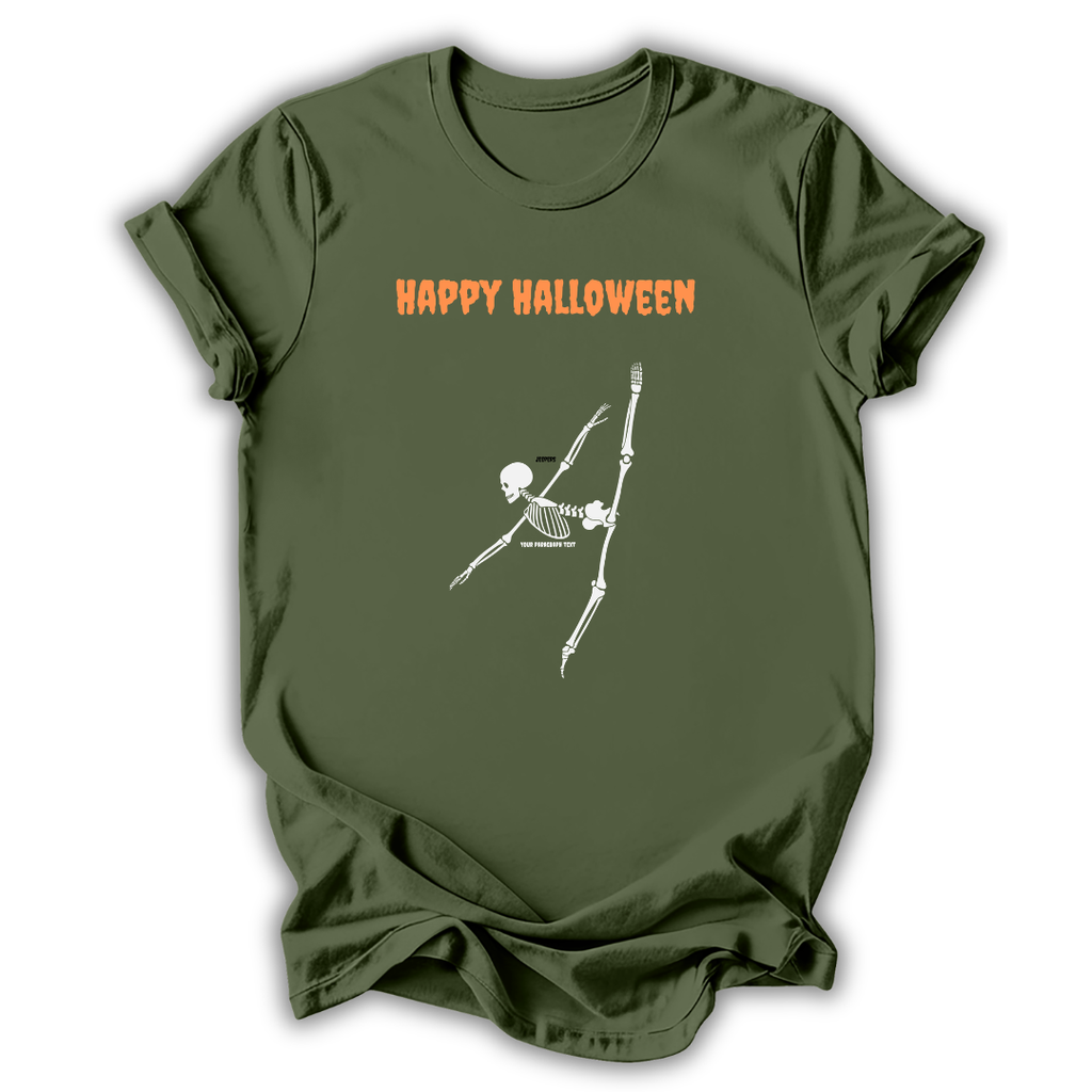 Happy Halloween Skeleton T‑Shirt