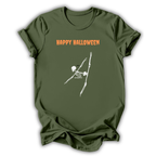 Happy Halloween Skeleton T‑Shirt