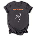 Happy Halloween Skeleton Kids T‑Shirt