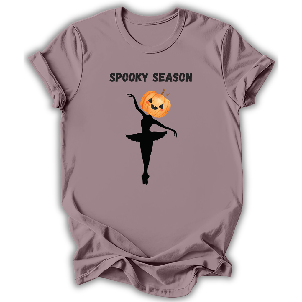 Spooky Pumpkin Ballerina T-Shirt