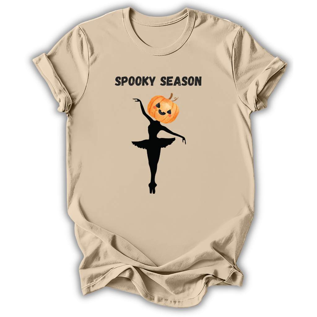 Spooky Pumpkin Ballerina T-Shirt