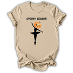 Spooky Pumpkin Ballerina T-Shirt