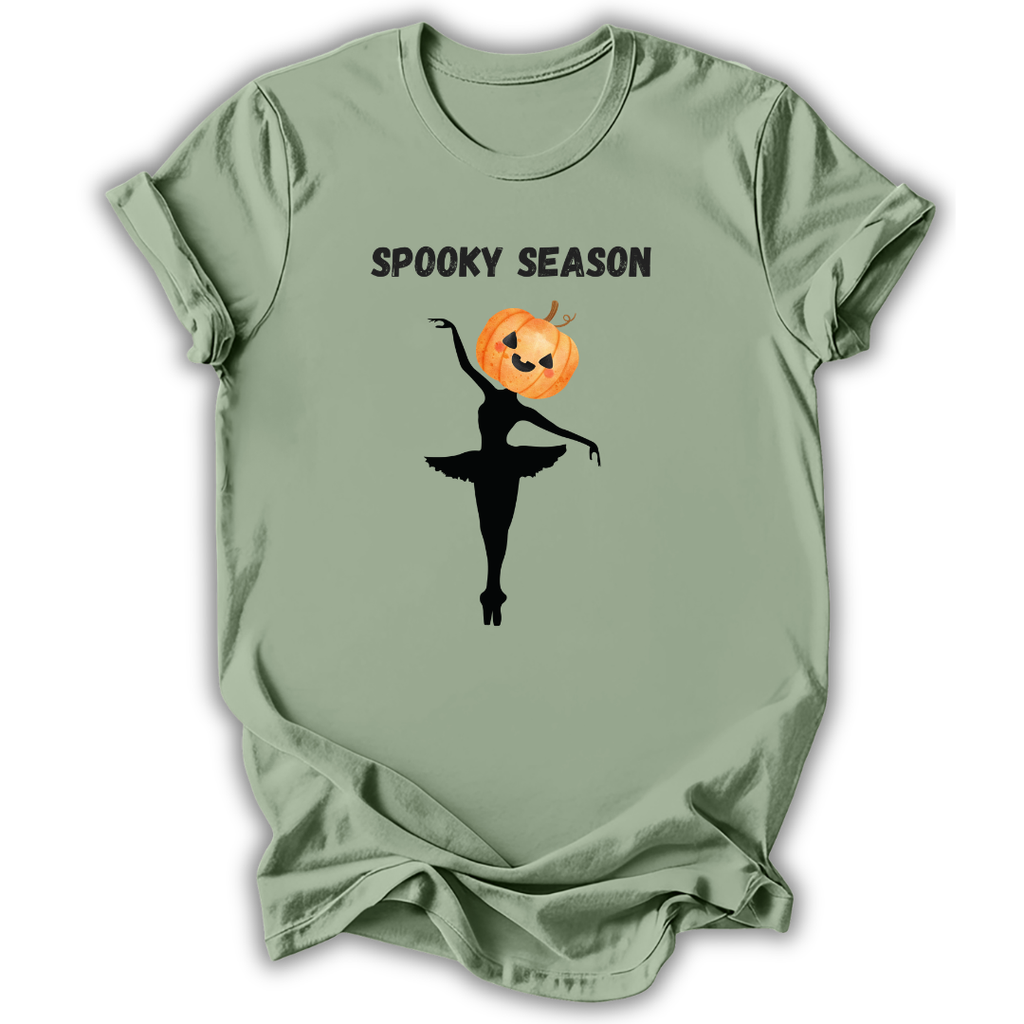 Spooky Pumpkin Ballerina T-Shirt