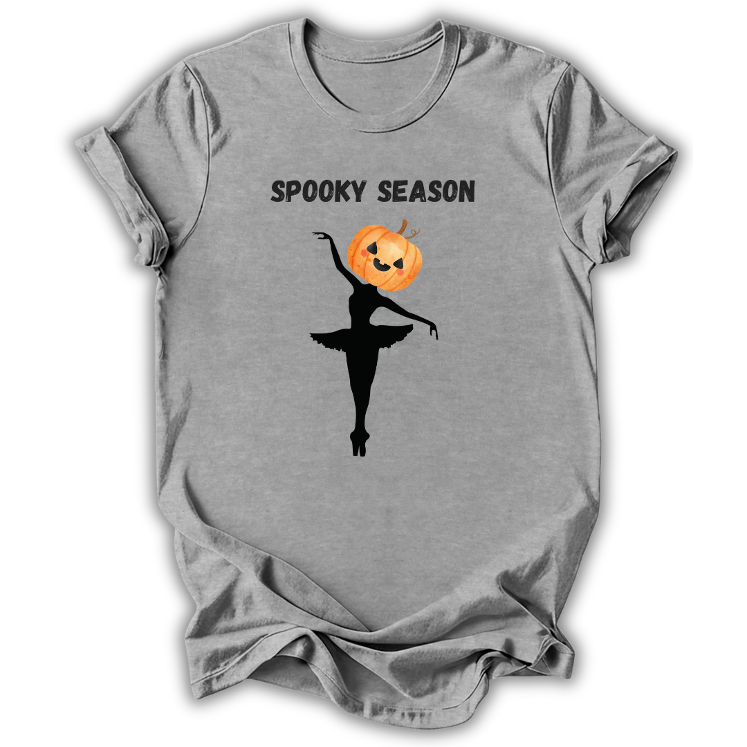 Spooky Pumpkin Ballerina T-Shirt