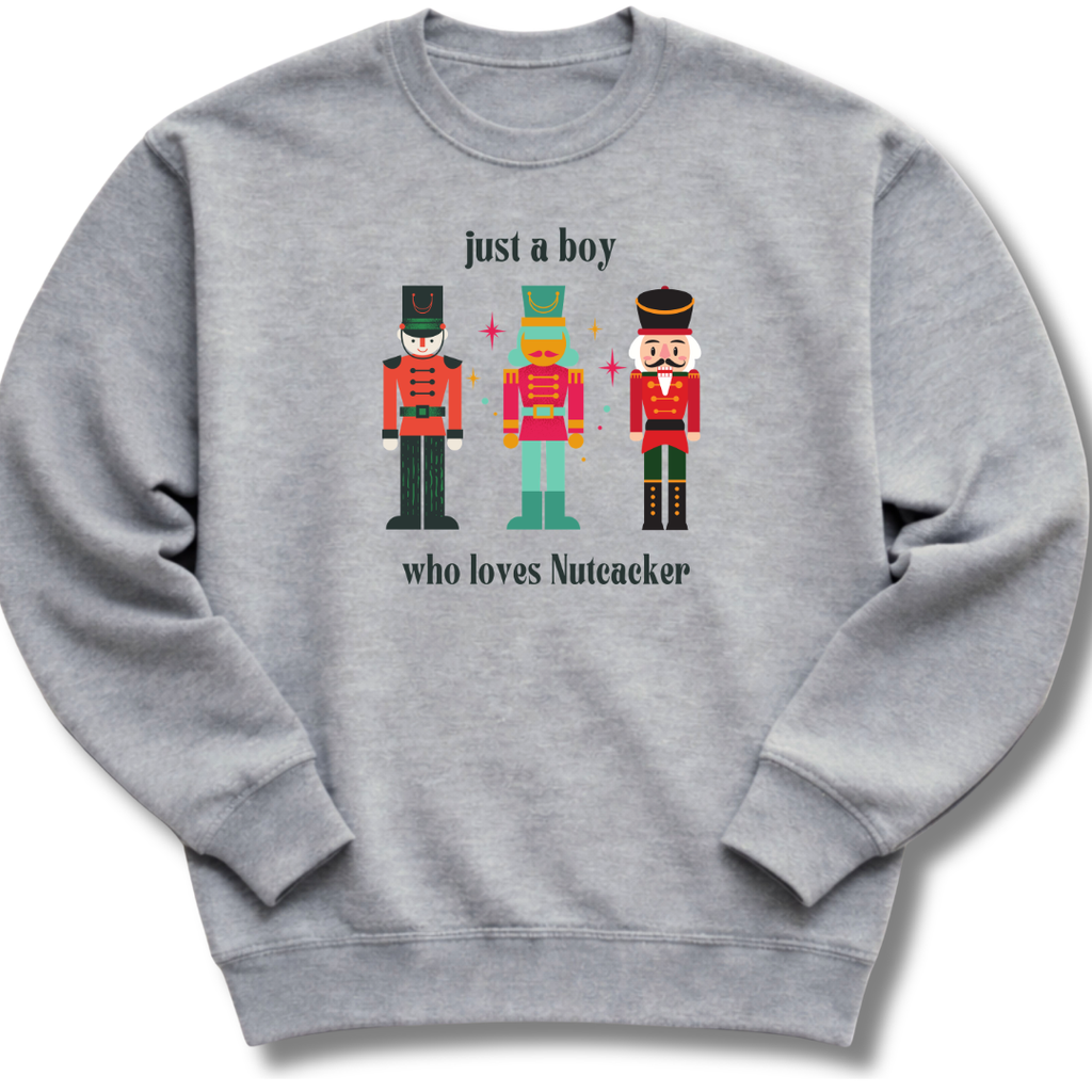 Boy Who Loves Nutcracker Sweatshirt