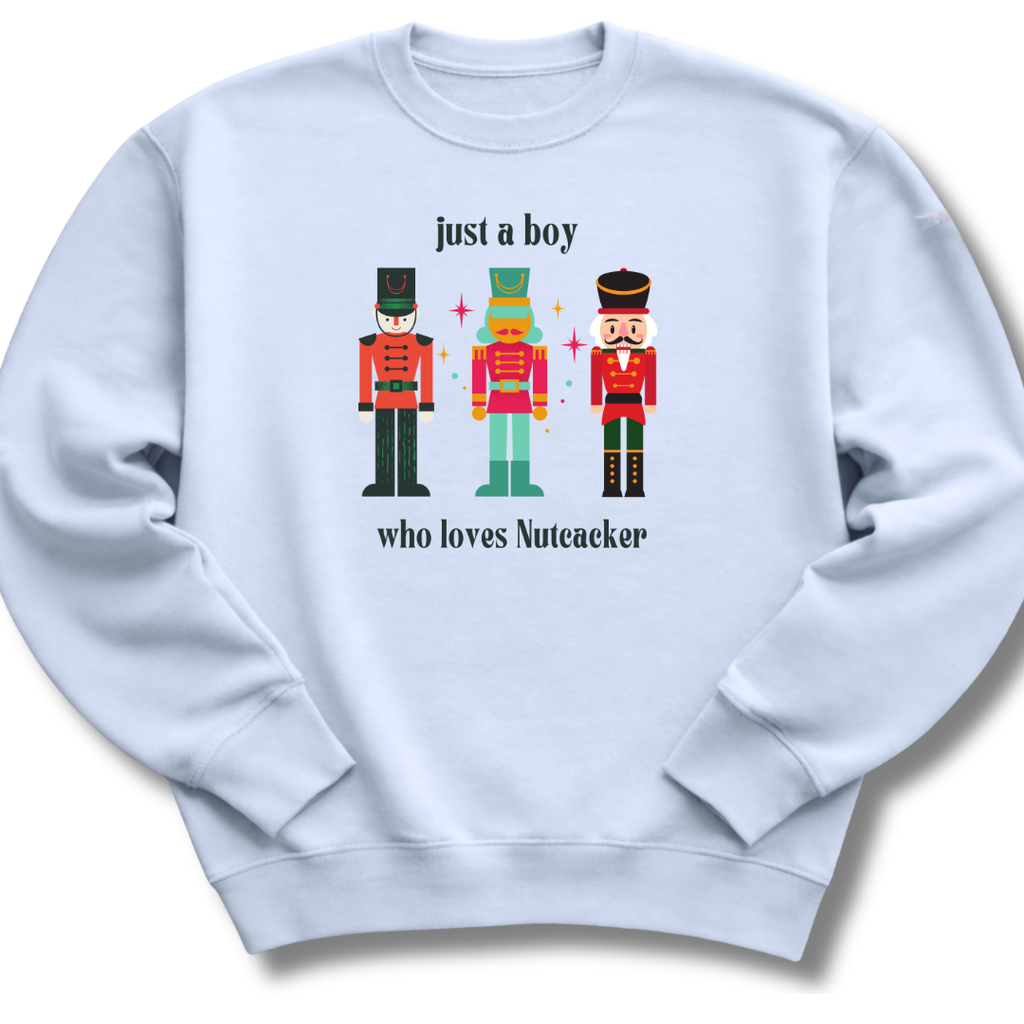 Boy Who Loves Nutcracker Sweatshirt