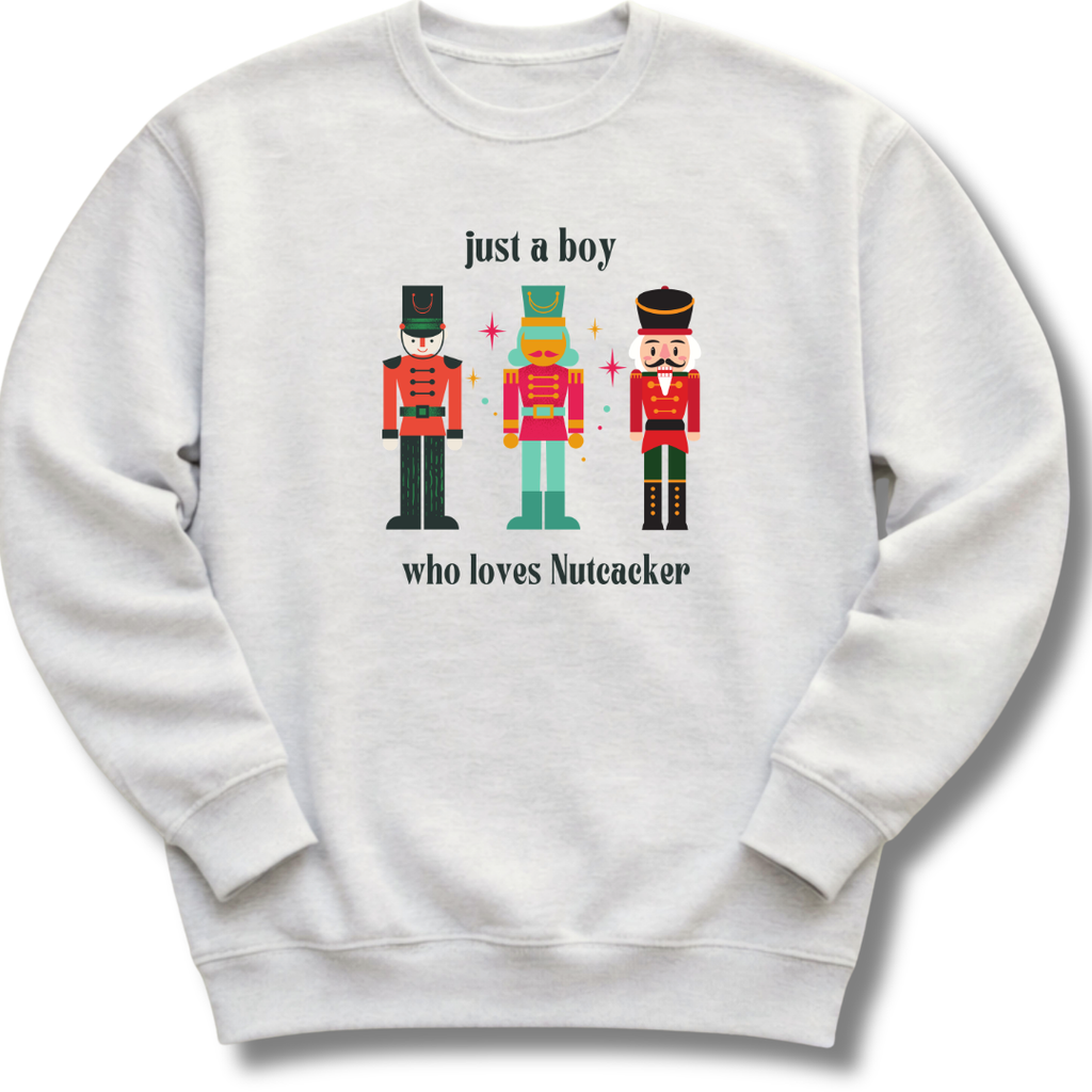Boy Who Loves Nutcracker Sweatshirt