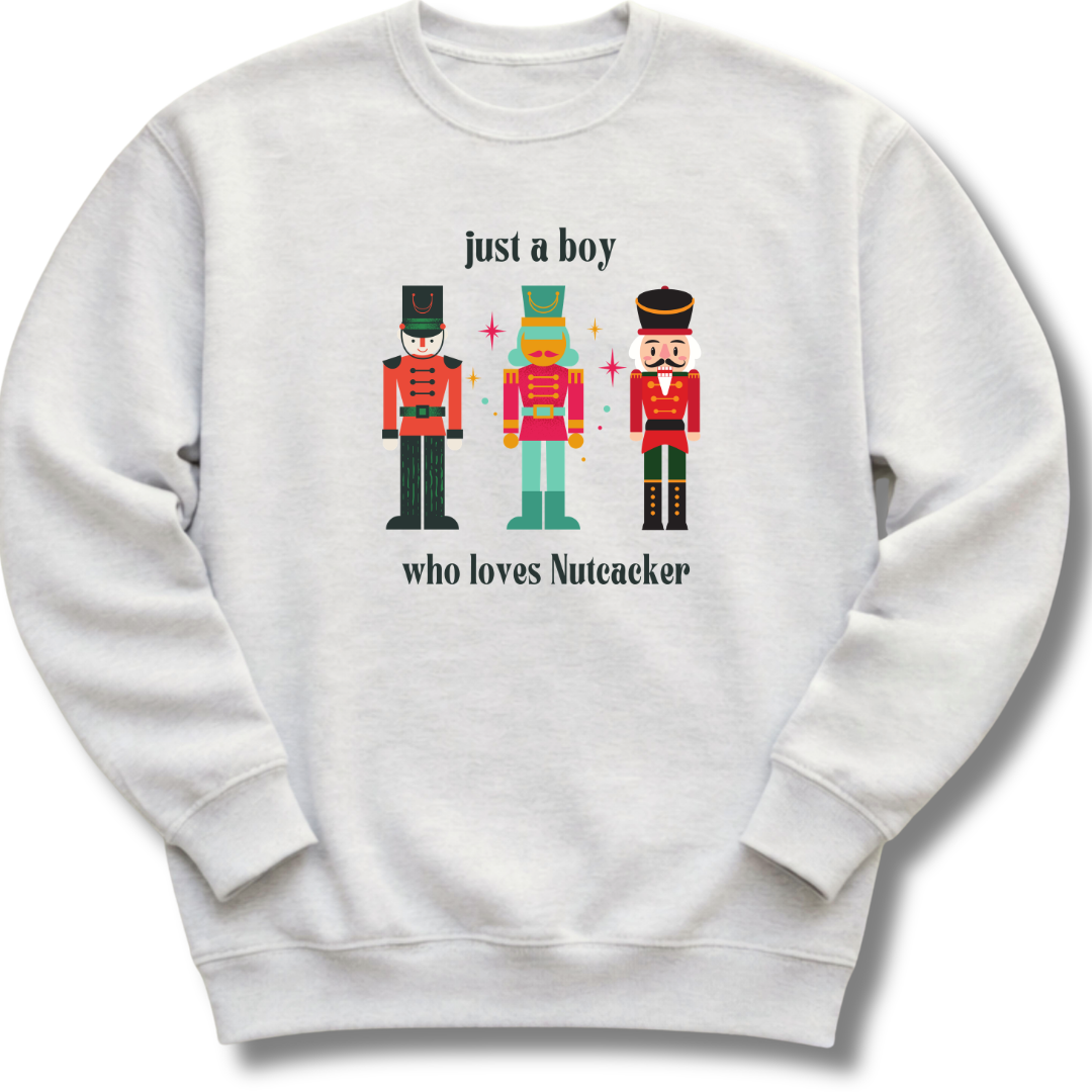 Boy Who Loves Nutcracker Sweatshirt