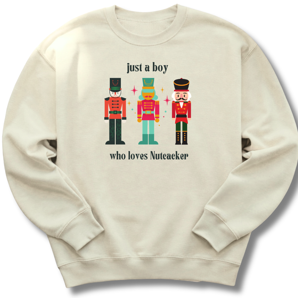 Boy Who Loves Nutcracker Sweatshirt
