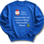 Dear Santa Kids Sweatshirt