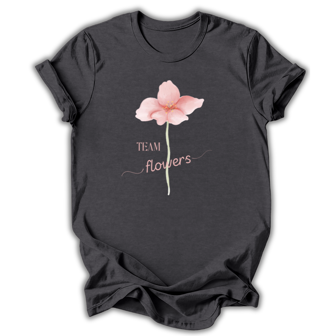 Team Flowers Kids T‑Shirt