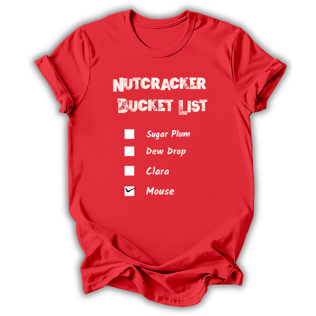 Nutcracker Bucket List Kids T‑Shirt