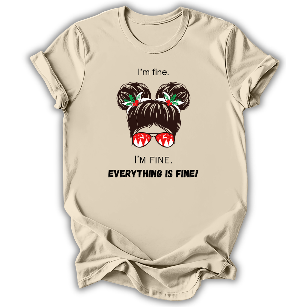 I'm Fine Christmas T-Shirt
