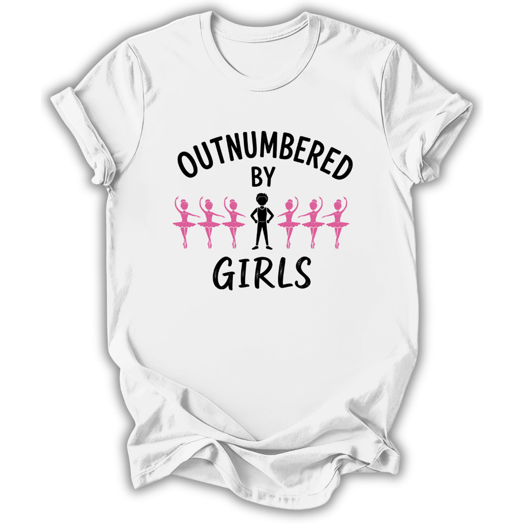 Outnumbered by Girls T-Shirt