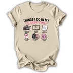 Things I Do Mom T‑Shirt