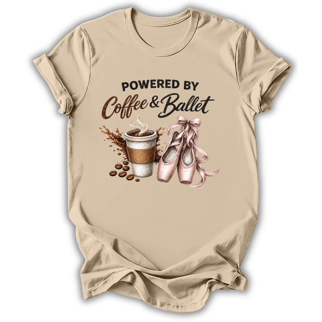 Powered by Coffee & Ballet T-Shirt