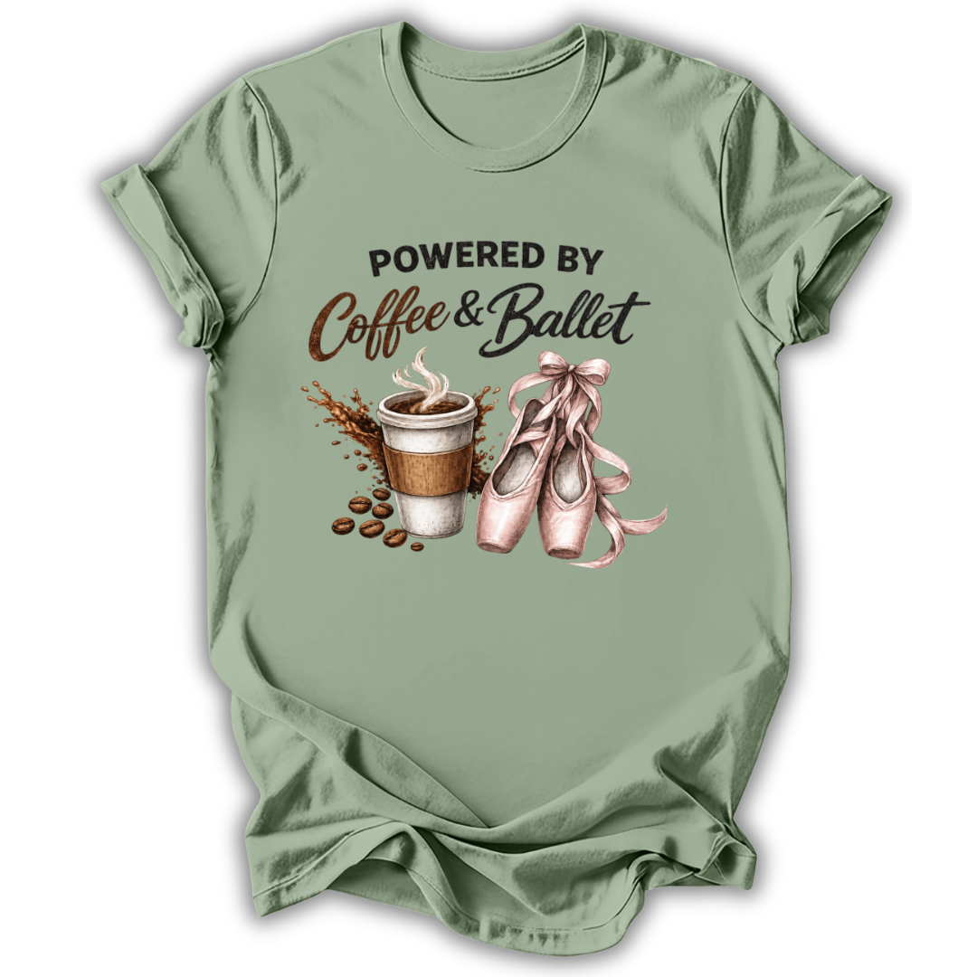 Powered by Coffee & Ballet T-Shirt