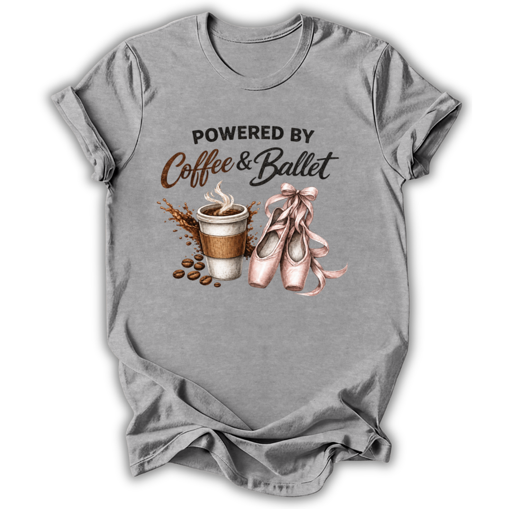 Powered by Coffee & Ballet T-Shirt