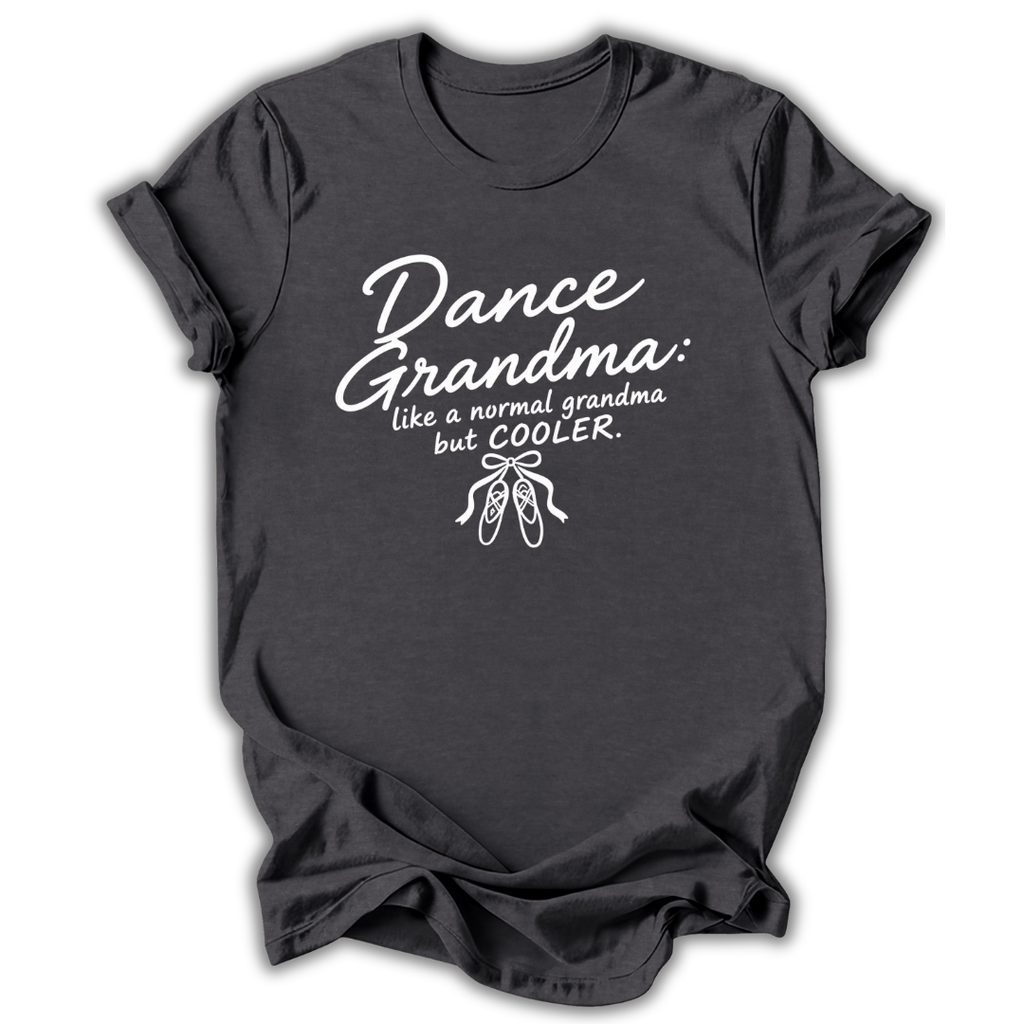 Dark gray t-shirt with 'Find Your Center' design on a white background